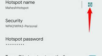 Hotspot Qr Code How to Share Your Android's Hotspot Using a QR Code