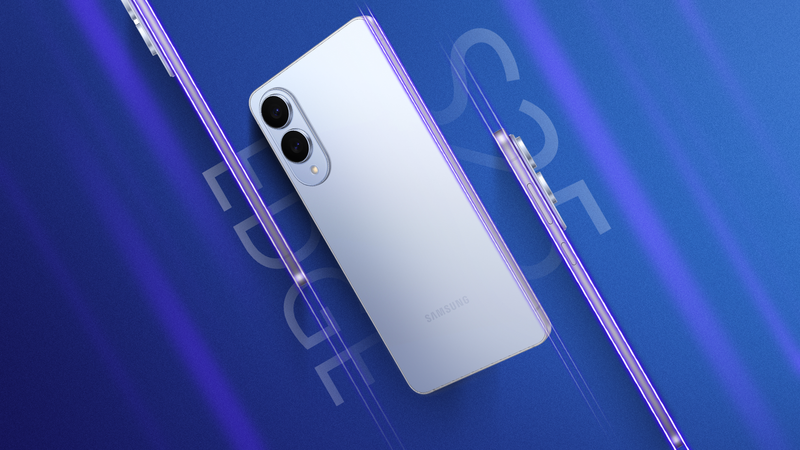 A Galaxy S25 Edge seen from different angles.