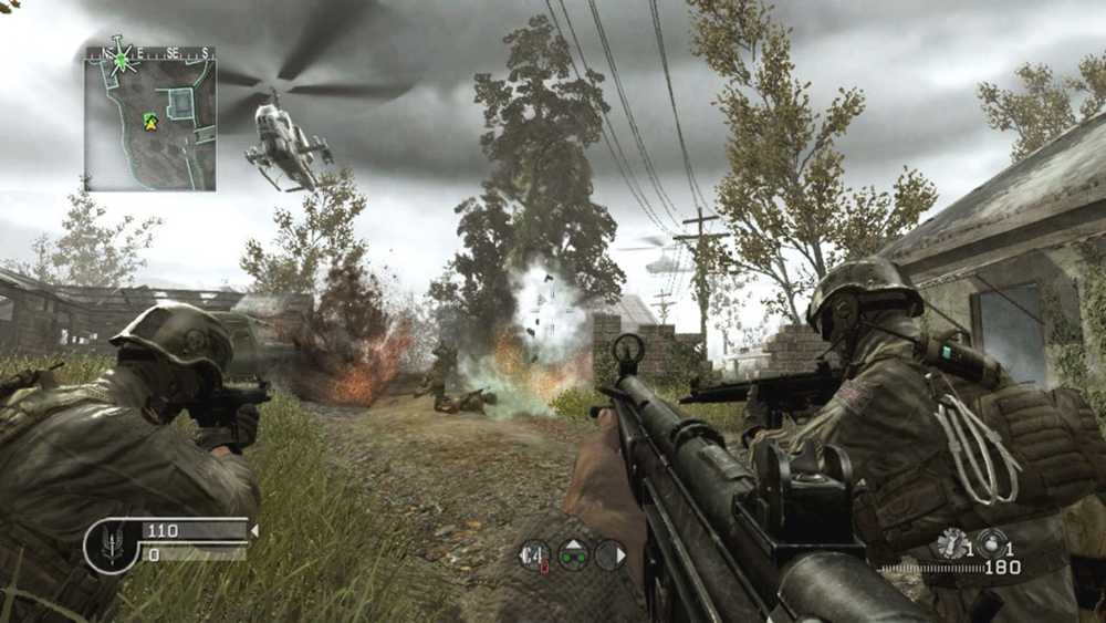 Classic multiplayer games like Call of Duty 4 can run on lightweight hardware