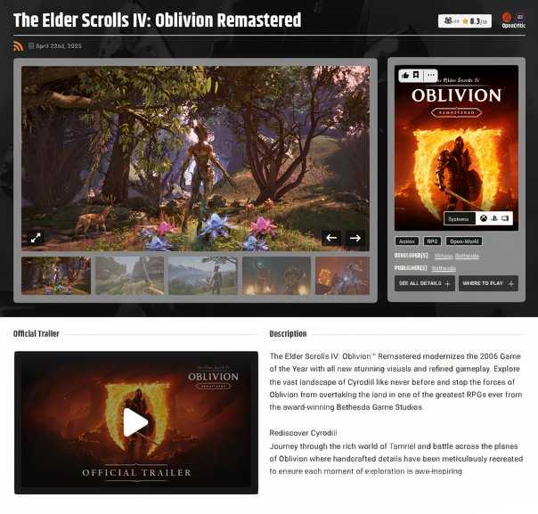The Tech Behind Database Pages on Screen Rant, Carbuzz & Game Rant