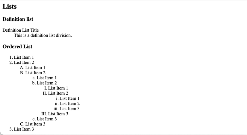 List Examples Html Mixed Don’t Rely on CSS, Make Your Site Look Great Without It