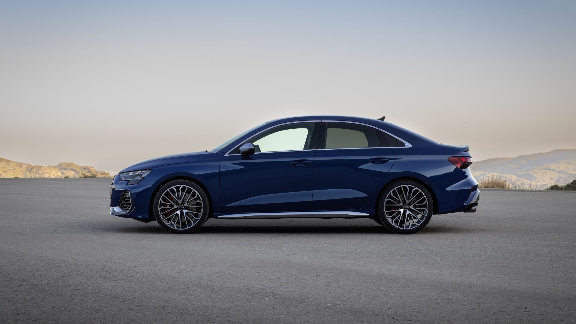 Side profile of a 2025 Audi A3