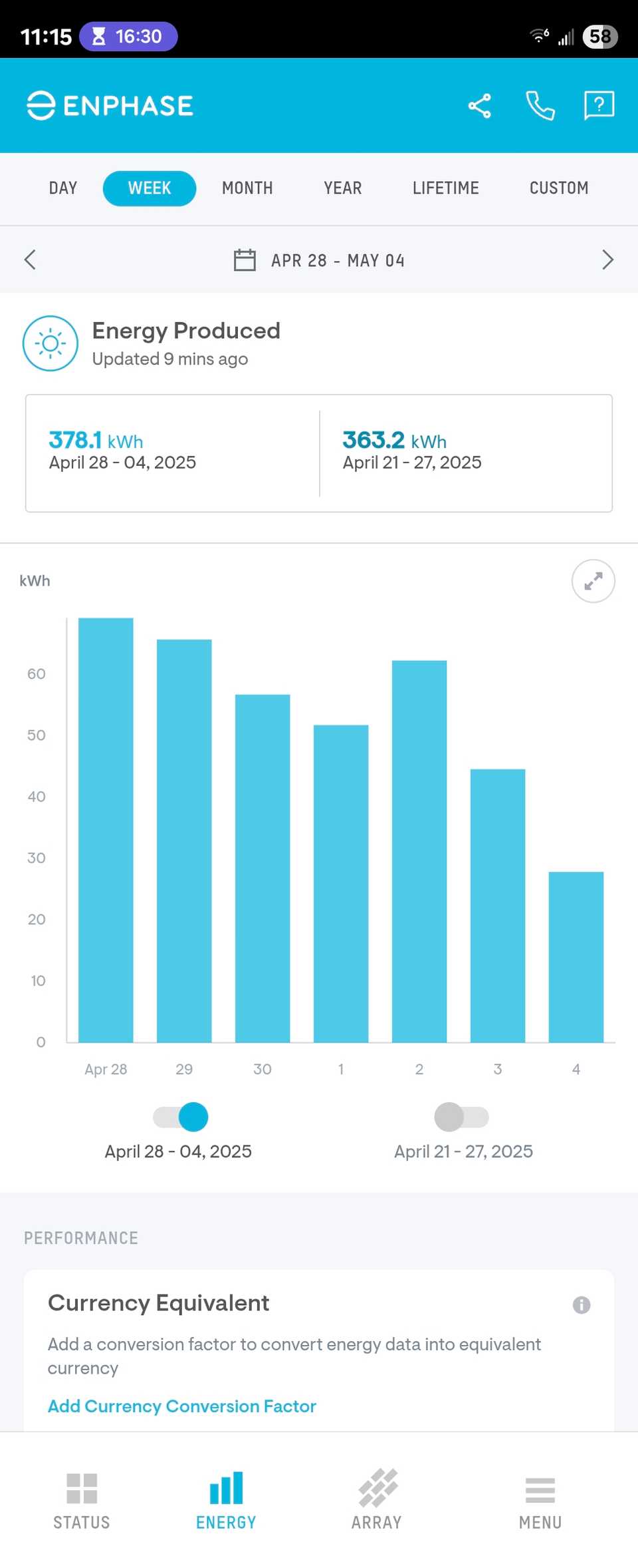 What It's Like Viewing Solar Panels Through an Android App