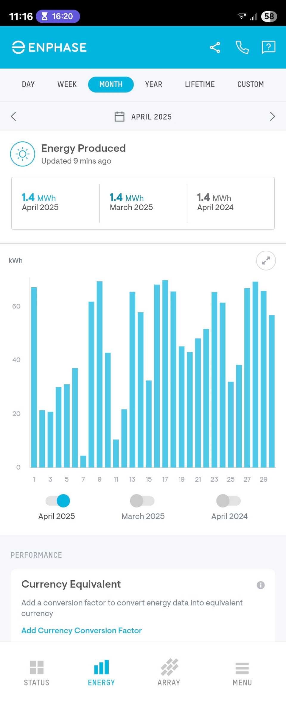 What It's Like Viewing Solar Panels Through an Android App