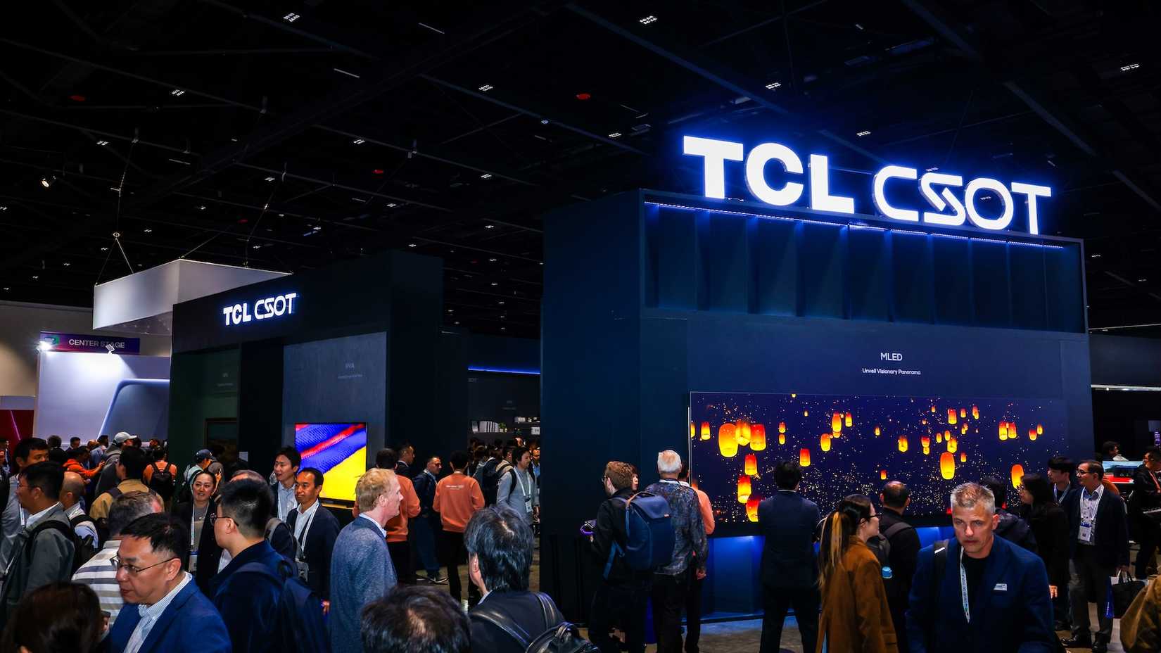 TCL CSOT booth at SID Display Week 2025.