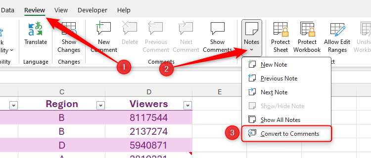 Microsoft Add Notes Comments vs. Notes in Microsoft Excel: What's the Difference?