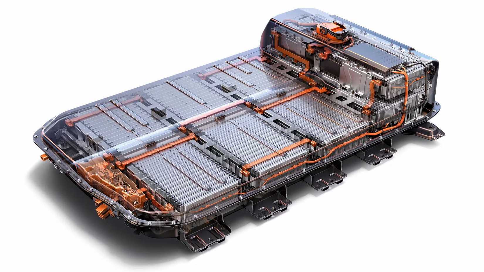 Illustration of the 2017 Chevrolet Bolt EV battery.