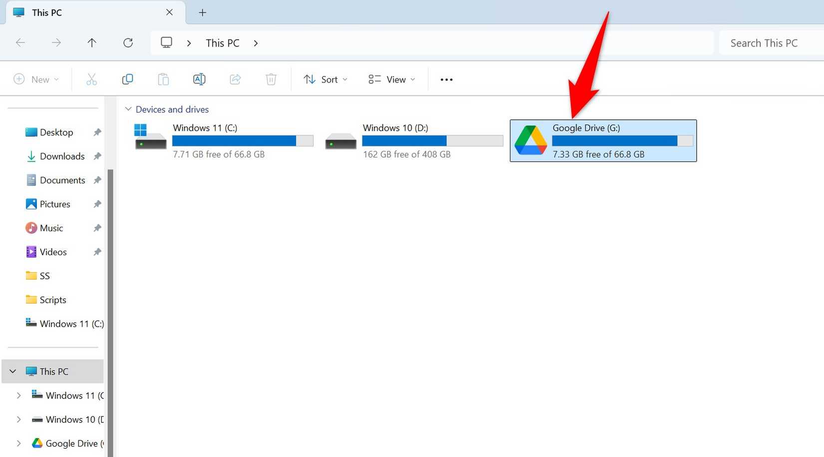 File Script File Drive Windows 1.0 How I Get Google Drive to Automatically Sync New Windows 11 Files