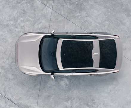 Overhead shot of a 2023 Polestar 2.