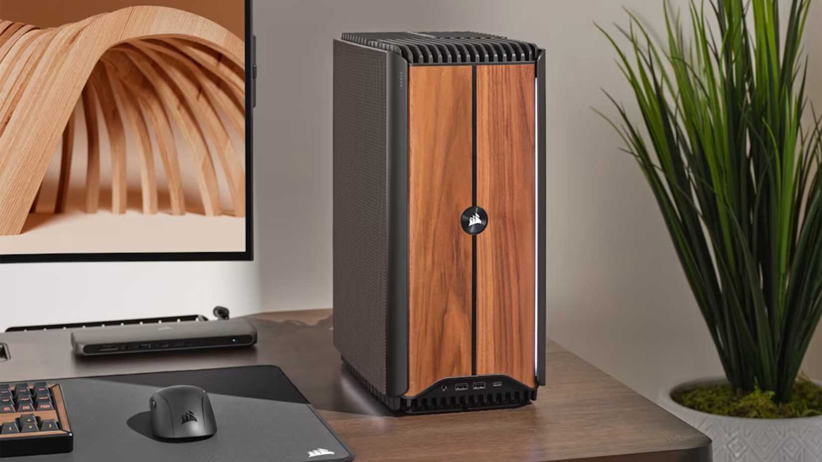 The CORSAIR ONE i600 Pre-built Gaming PC Desktop.