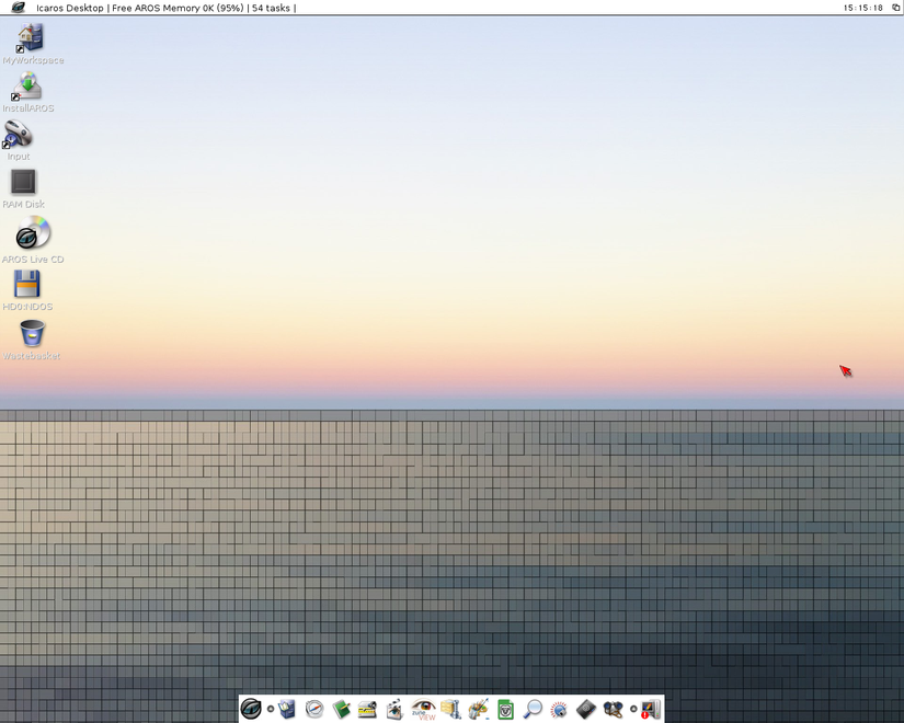 Рабочий стол Icaros.