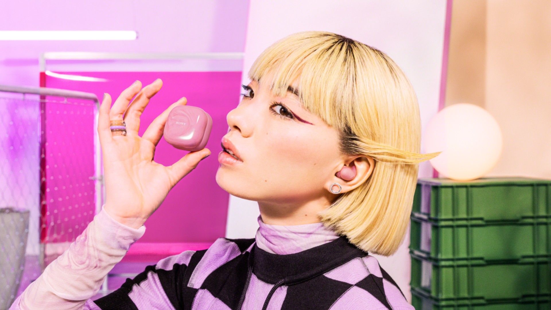 SONY ワイヤレスイヤホン LinkBuds fit ピンク Sony LinkBuds Fit Truly Wireless Noise Canceling Earbuds | Pink