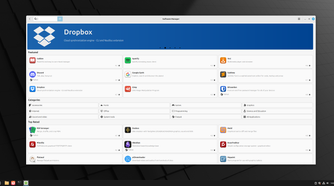A screenshot showing Linux Mint Cinammon software manager.