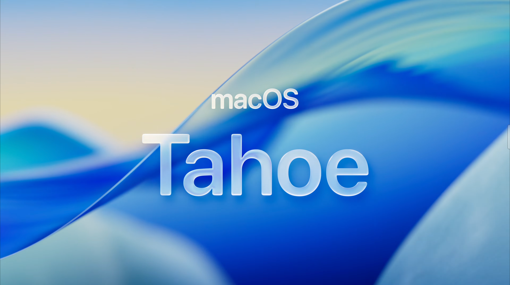 macOS 26 Tahoe logo.