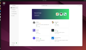 A screenshot showing Ubuntu app center.