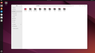 A screenshot showing Ubuntu file manager.