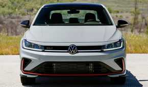 Head-on shot of a 2025 Volkswagen Jetta GLI