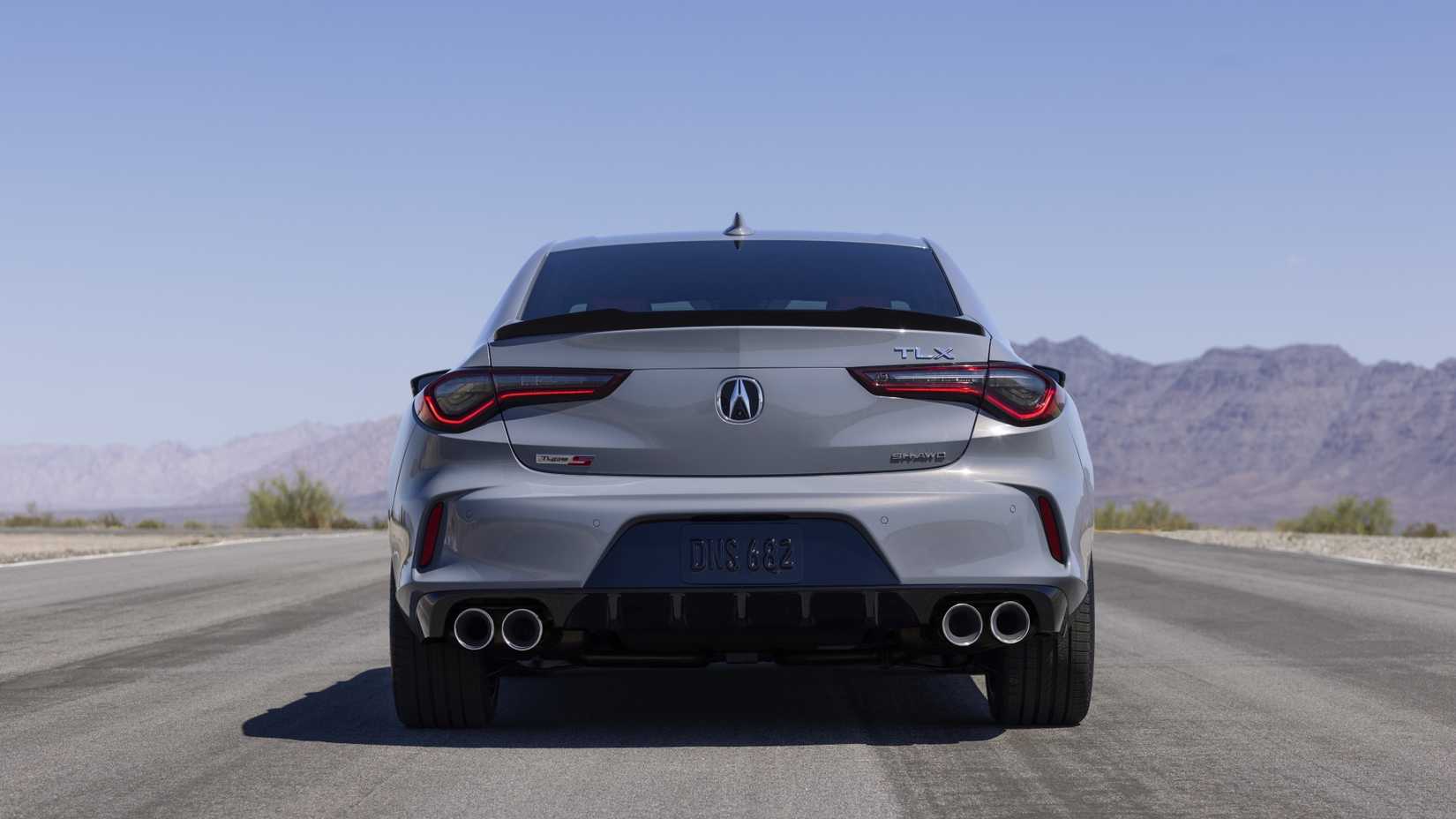 Rear shot of a 2024 Acura TLX Type S