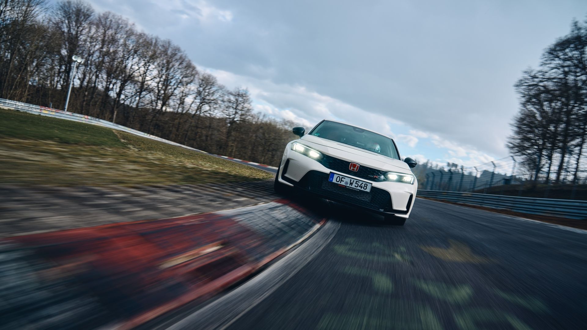 Front shot of a 2023 Honda Civic Type R