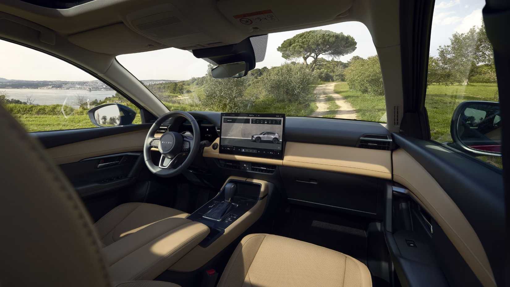 Shot of the dashboard in a 2026 Mazda CX-5