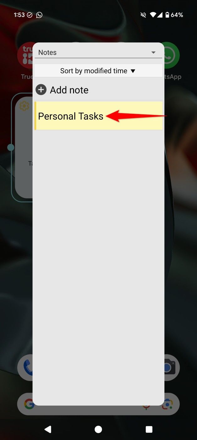 How to Add Sticky Notes to Your Android Home Screen