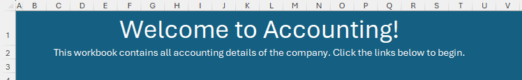 Your Microsoft Excel File Needs a Homepage Worksheet