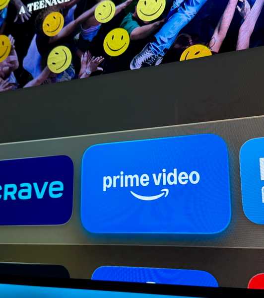 The Prime Video app tile on an Apple TV.