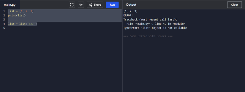 python example code: list in python example code –... 6 Python Mistakes To Avoid While Coding