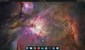 Cosmic desktop environment on PopOS