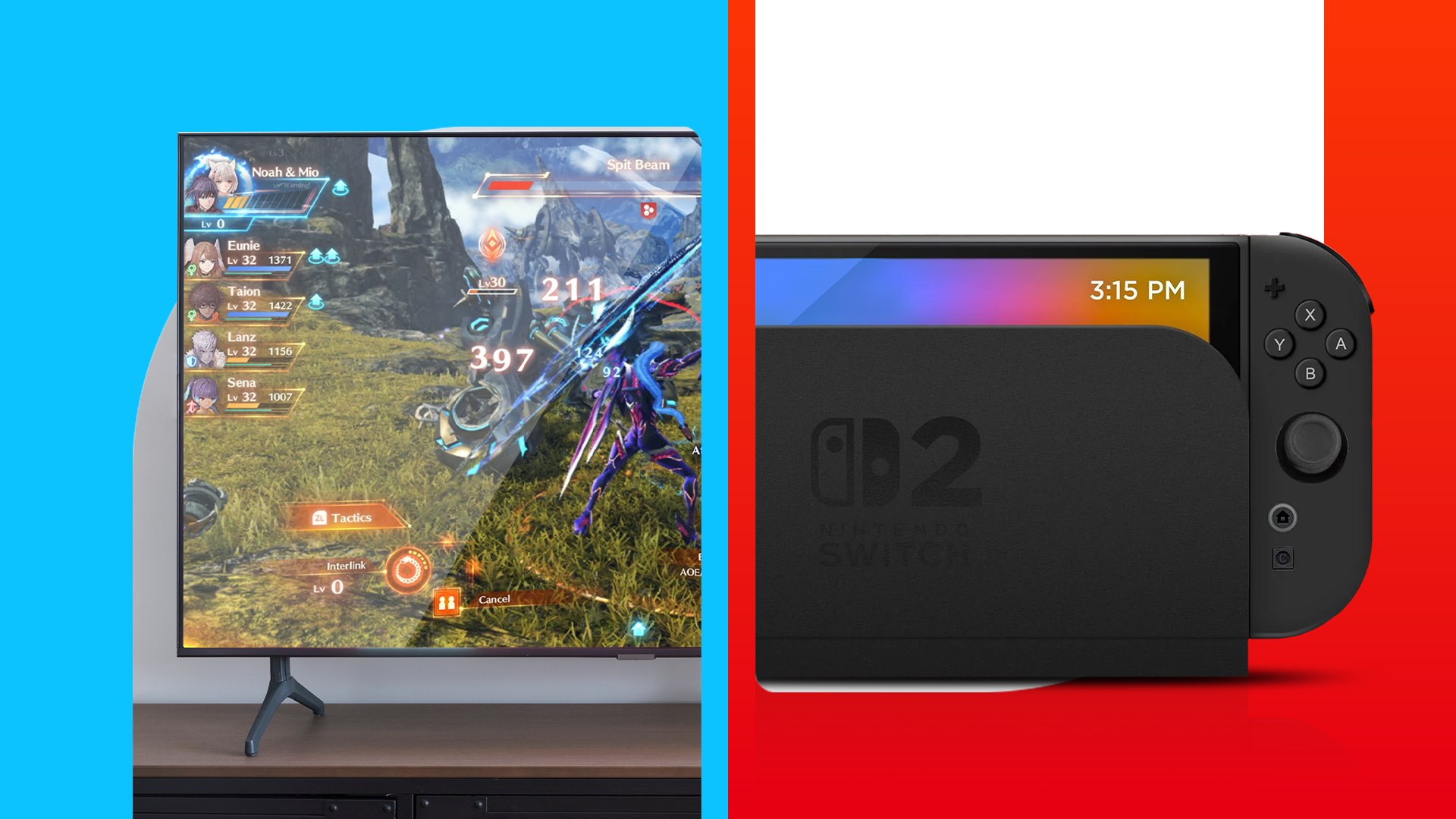 Handheld Mode How To Play Switch On The Tv Nintendo Switch Console V2 Improved Battery Life With Neon Blue