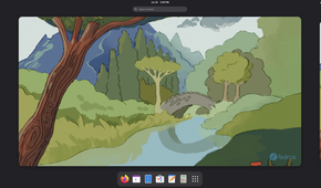 A screenshot showing Fedora Silverblue desktop.