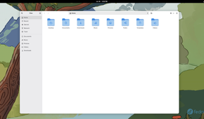 A screenshot showing Fedora Silverblue file manager.