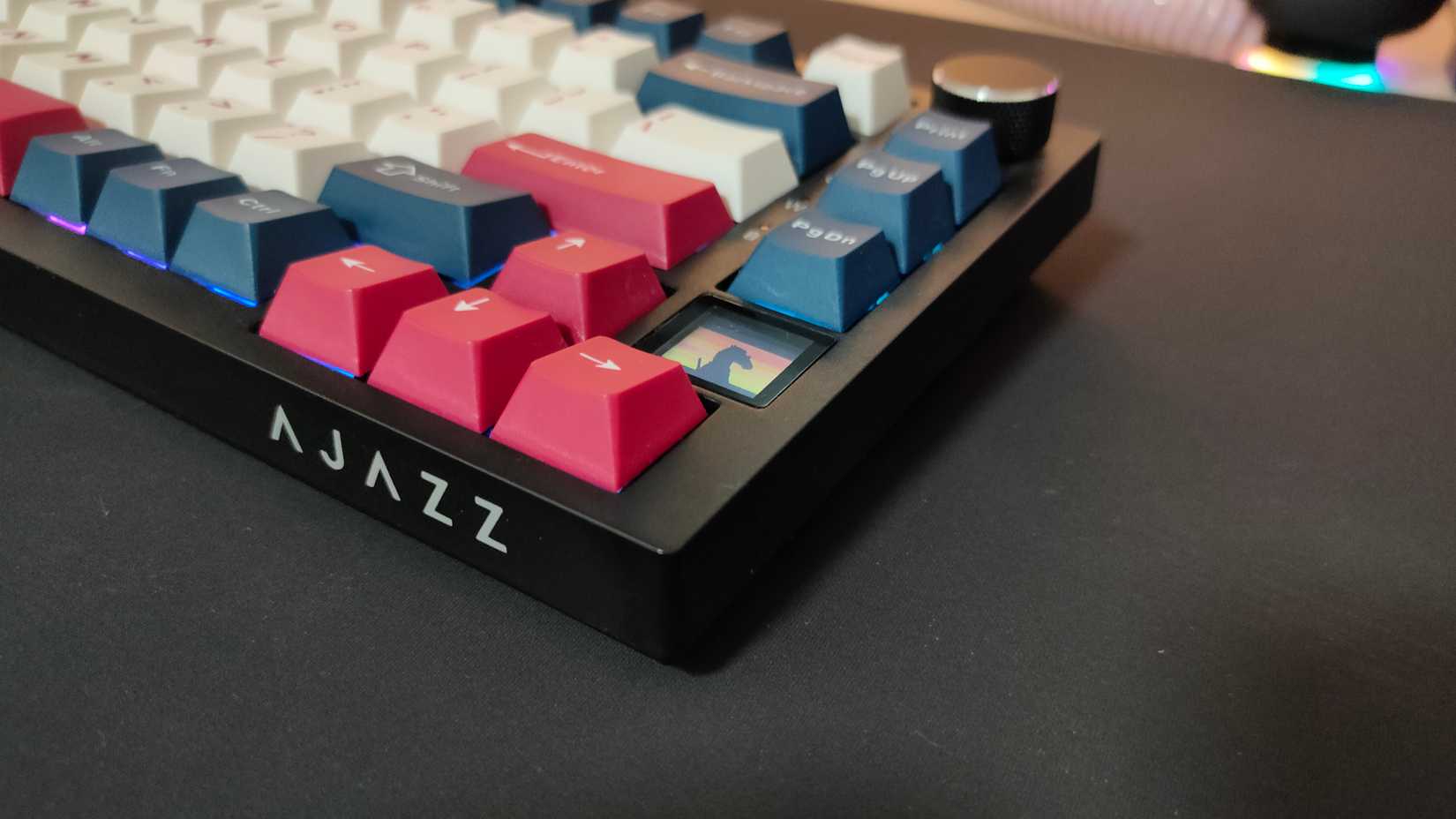 The Ajazz AK820 Pro mechanical keyboard.
