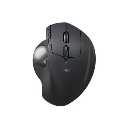 Logitech MX Ergo S on a white background.