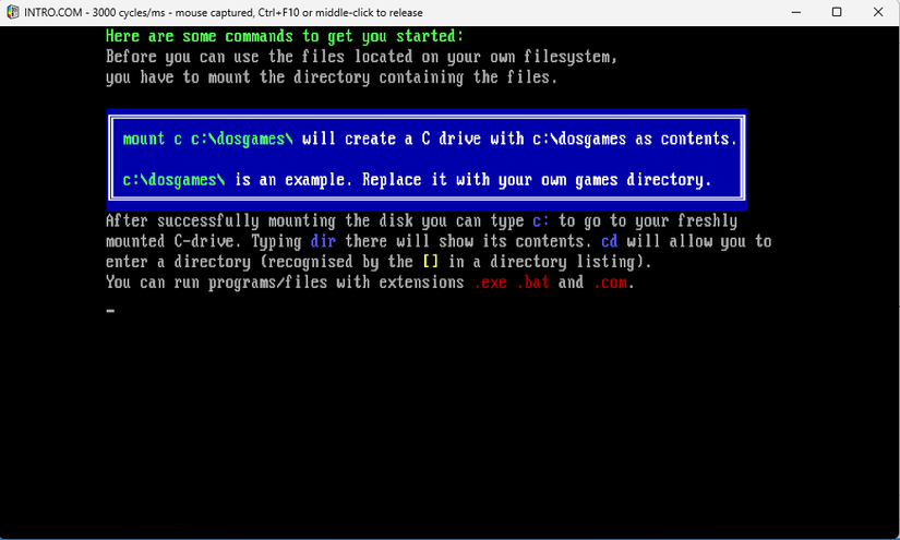 Dos Program Window This Is My Favorite Way to Play DOS Games on Windows 11