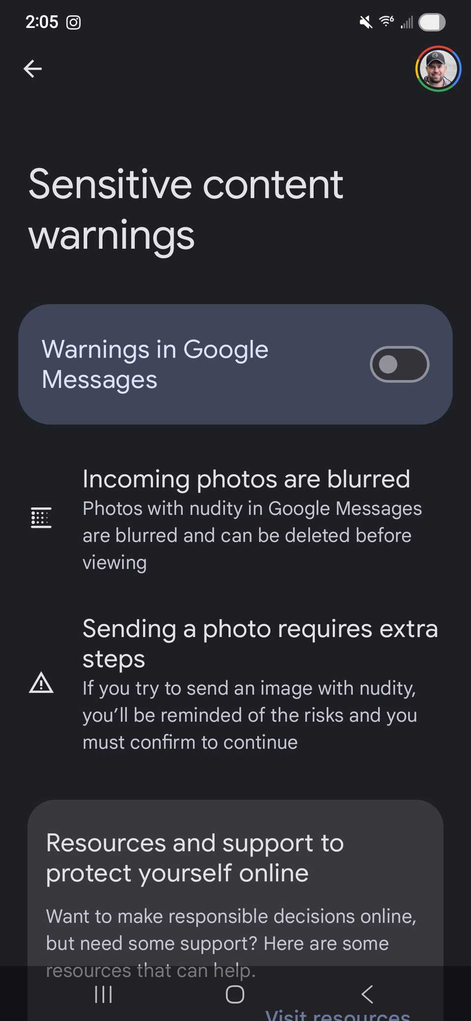Google Addrell Warning Risk Google's Sensitive Content Warnings Start Rolling Out in Messages