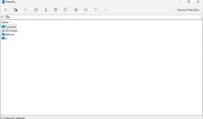 The NanaZip interface.