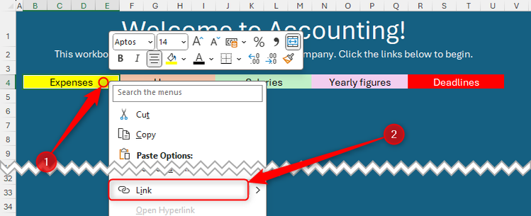 Your Microsoft Excel File Needs a Homepage Worksheet