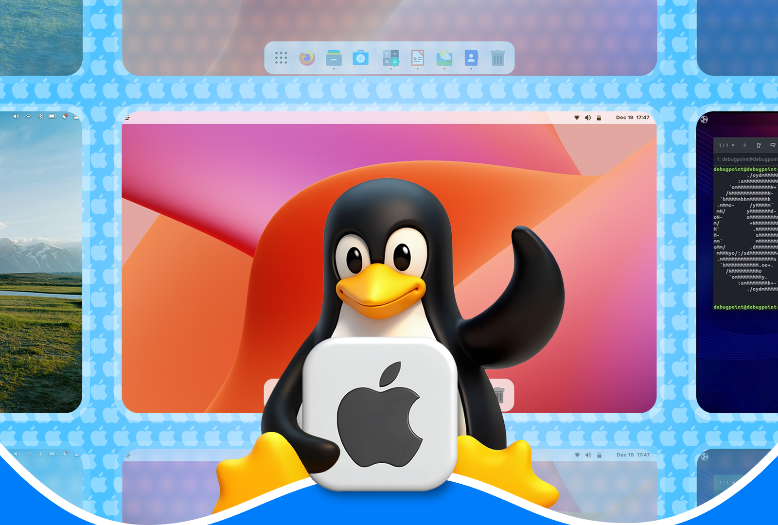 The 5 best mac-OS like Linux desktop environments