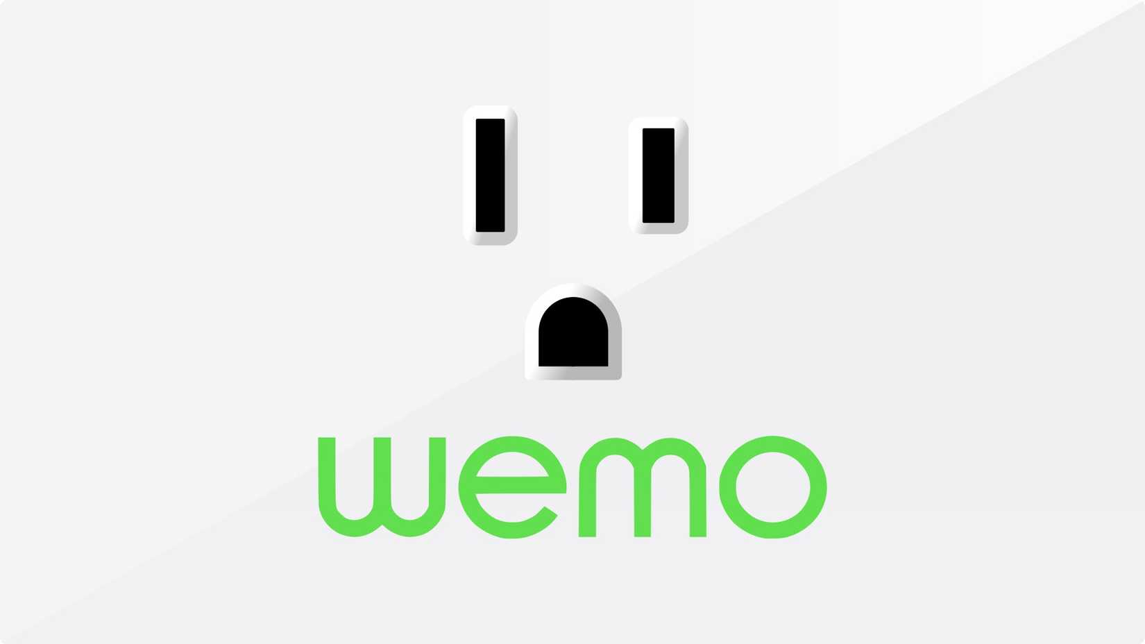 Wemo plug with a sad face.