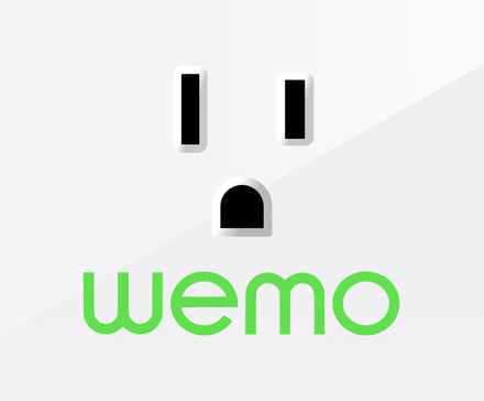 Wemo plug with a sad face.
