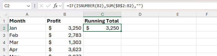 Running Sum Example Creating Running Totals in Excel Is Easier Than You Think