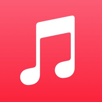 logotipo do aplicativo de música da Apple