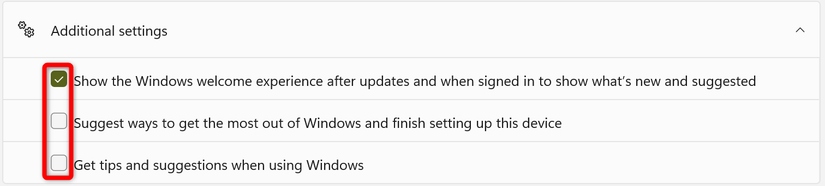 Disabling notifications in the Windows settings.