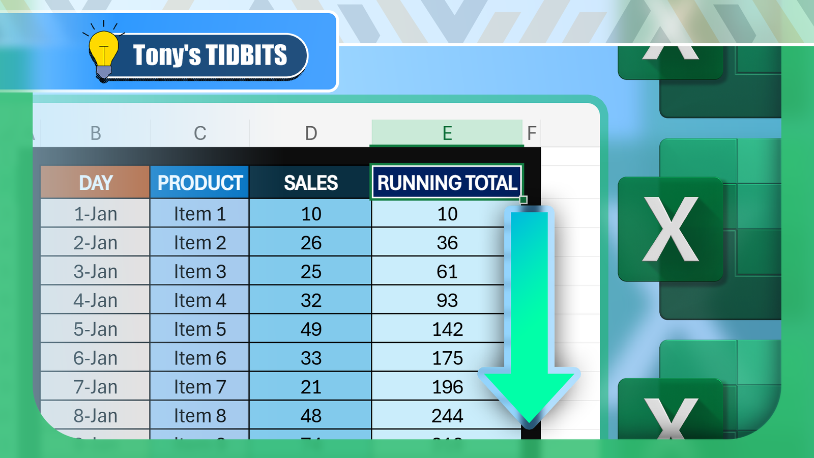 Creating Running Totals in Excel Is Easier Than You Think