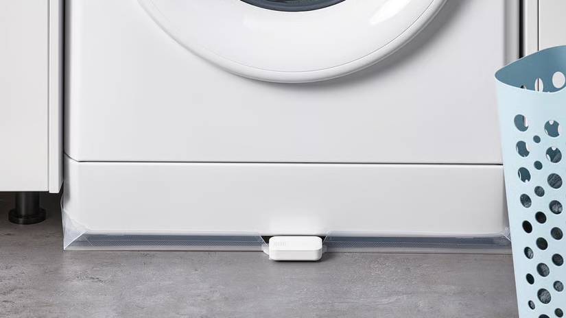 IKEA BADRING water leak sensor.