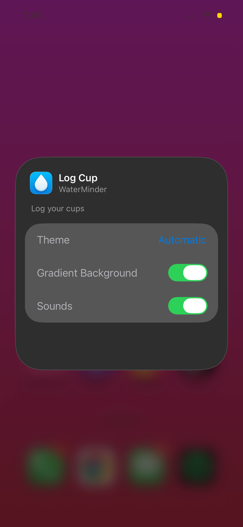 Control the subject and appearance of the user interface.