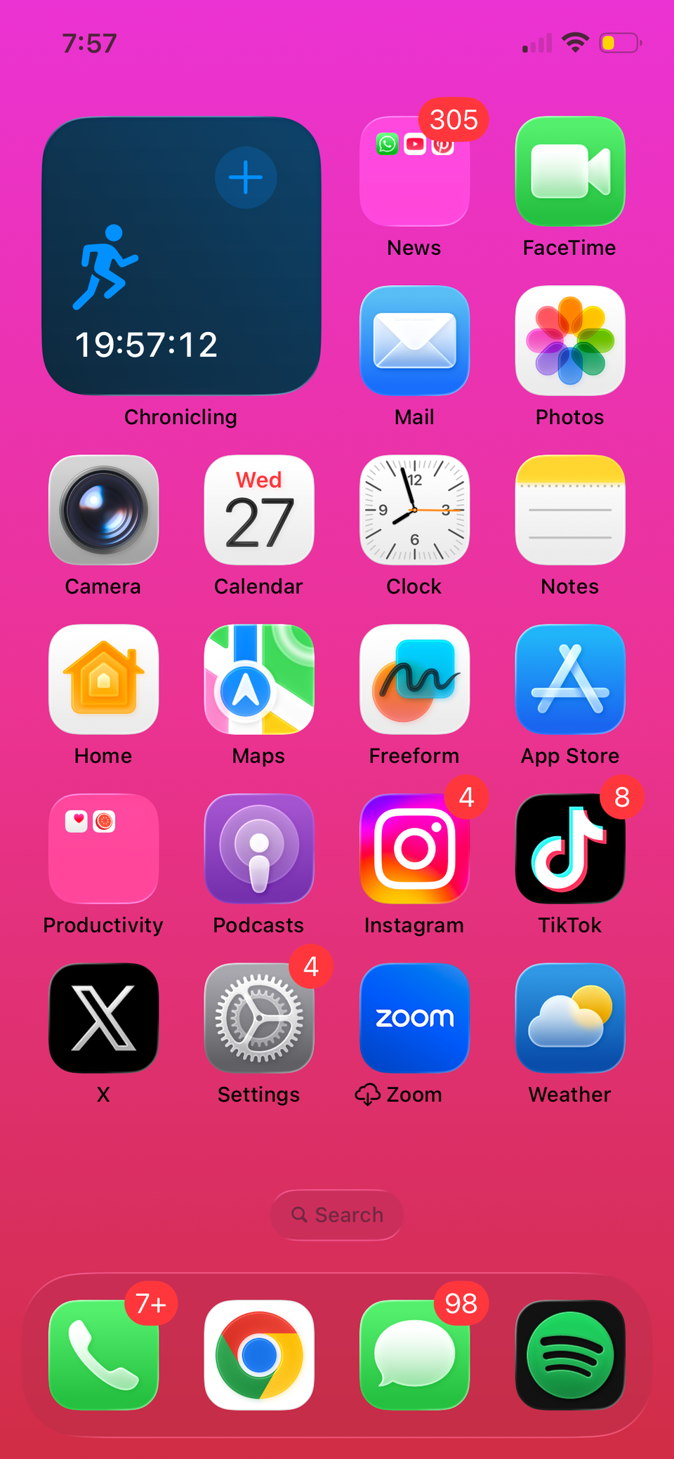 IPHONE Interactive Chronicling Index.