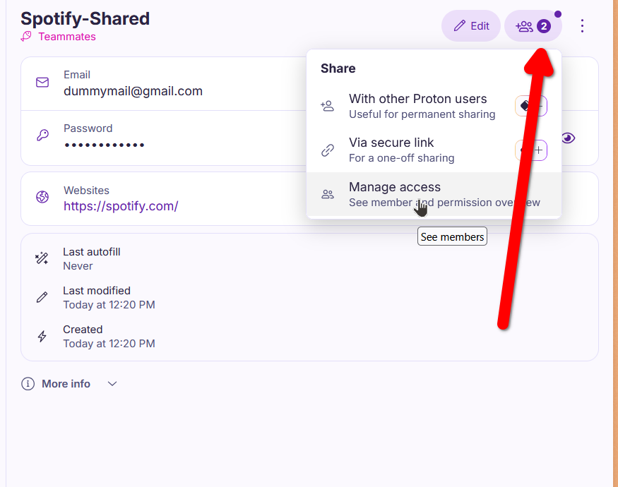 How to Safely Share Login Info