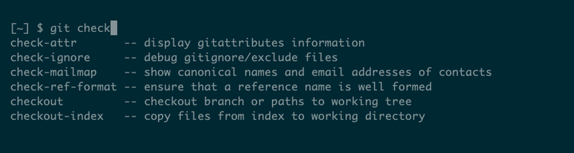 Git Check Command How to Add Terminal Completion to Your Command Line Apps
